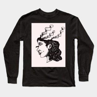 Black and grey Long Sleeve T-Shirt